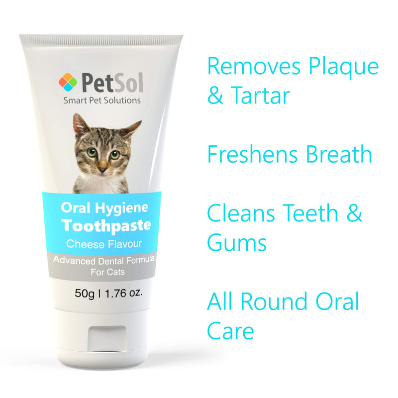 PetSol Dental Care Kit For Cats – Pet Oral Hygiene – Toothpaste For Cats – Pet Supplies – Healthy Teeth And Gums – Teeth Cleaning Products Dental Kit For Cats - PawsPlanet Australia