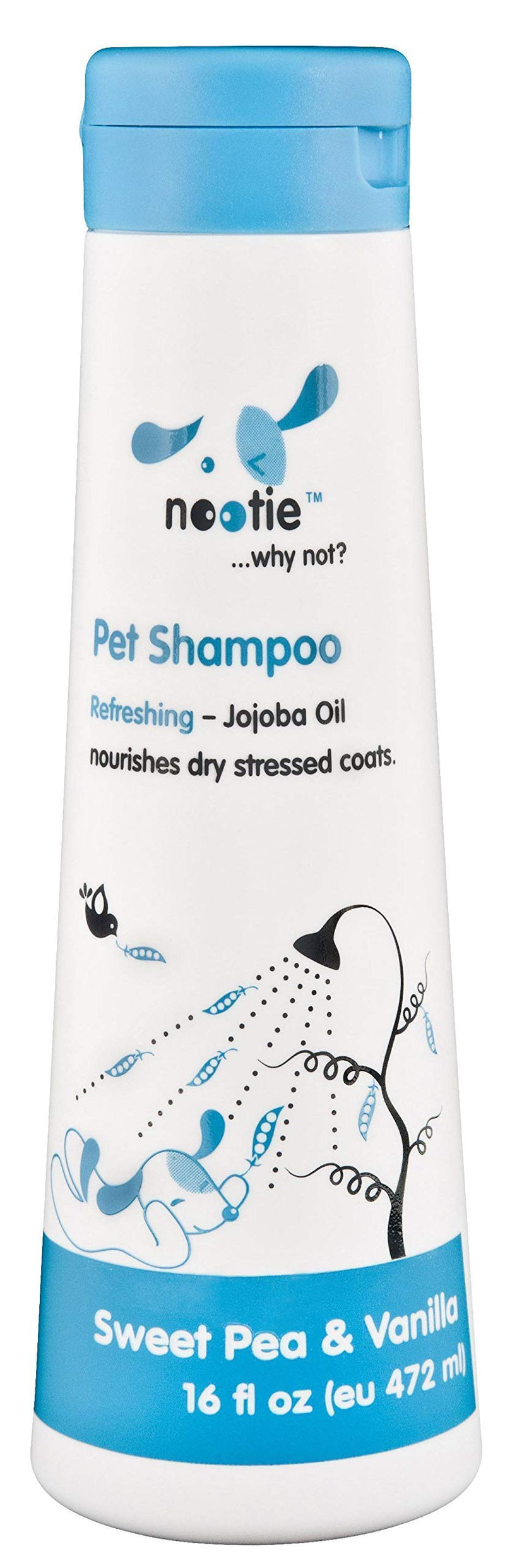 [Australia] - Nootie-jojoba oil Pet Shampoo, 1 Unit 16oz,Sweet Pea & Vanilla 