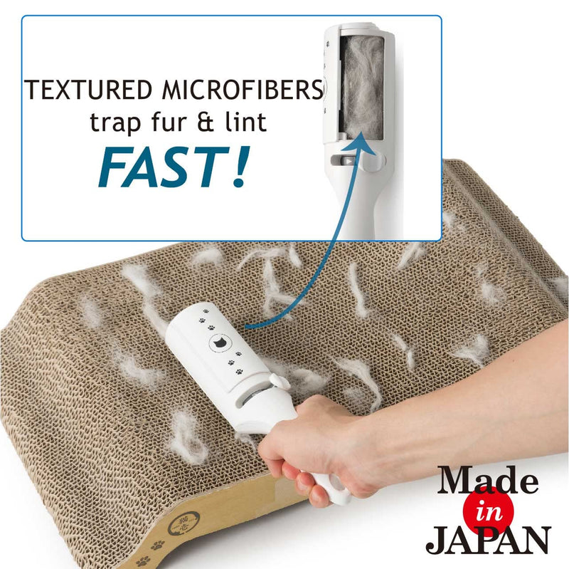 Necoichi Purrfection Neat & Easy Cat Hair Pet Hair Remover, Textured microfibers Trap Fur & lint Fast, Made in Japan - PawsPlanet Australia