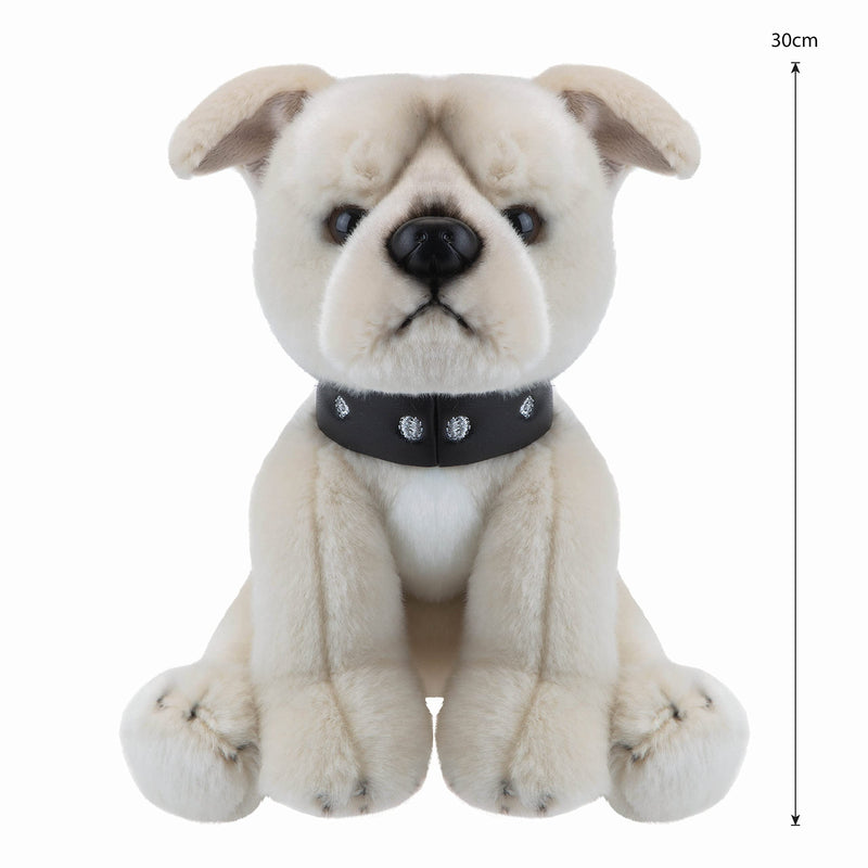 PMS VFM - Premium Beige Staffy, Staffordshire Bull Terrier Soft Toy - PawsPlanet Australia