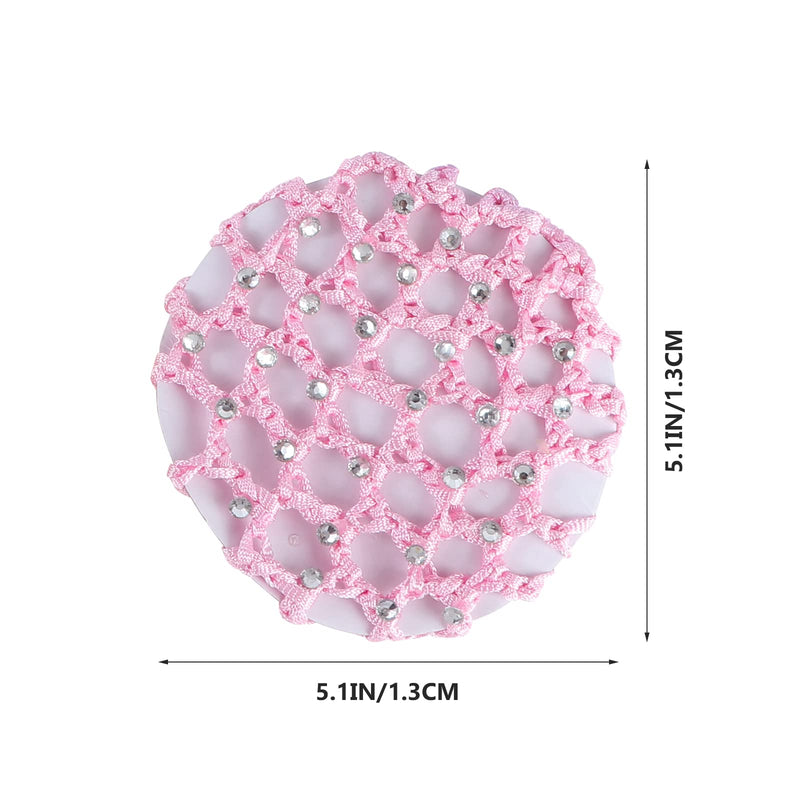 Lurrose 10 Pcs Pearl Bun Cover Elastic Crochet Scarf Hair Net Colorful Ballet Bun Hair Cover for Girls Women - PawsPlanet Australia