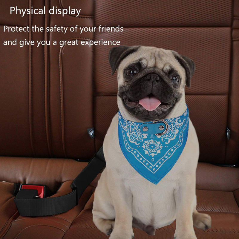 NEPAK 5Packs Adjustable Harness Belts, Pet Leash, Restraint Clip Belts For Travel, Pet Car Seat Belt,Heavy Duty Nylon Seatbelts,Retractable safety belt for dogs in Vehicle Travel Daily Use - PawsPlanet Australia