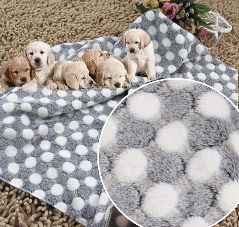 Large Luxury Pet Throw Blanket Dog Fleece Blankets and Throws Super Soft Fluffy Puppy Blanket Durable Dog Cat Blanket for Dogs Puppy Doggy Cats Extra Large Pets Washable Premium Fleece, 100 x 80 cm Dark Grey - PawsPlanet Australia