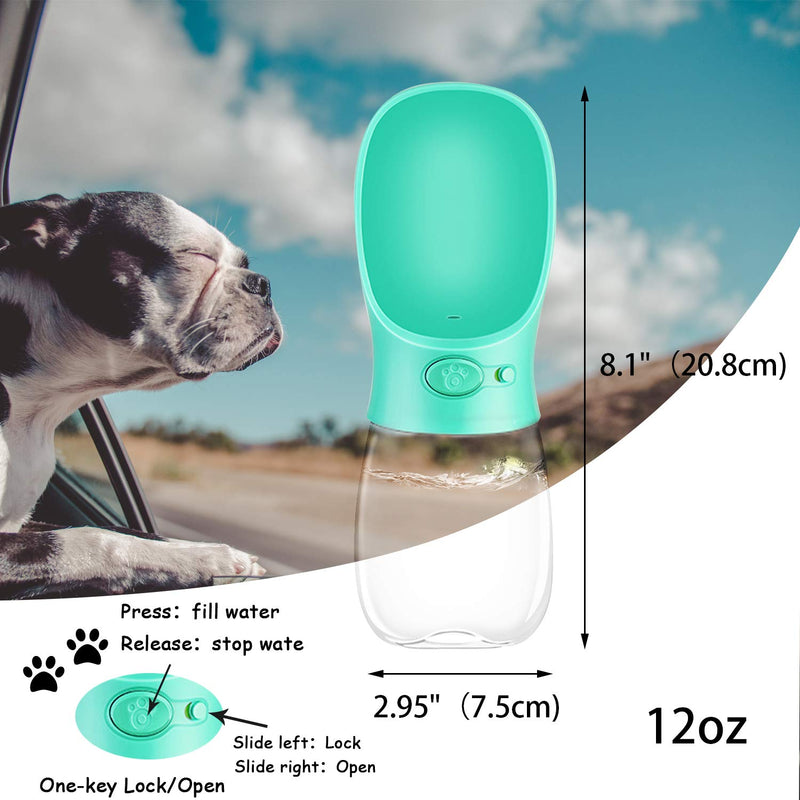 Dog Water Bottle Leak Proof Portable Travel Drink Cup with Dog Bowl Collapsible and Biodegradable Dog Poop Bag with Dispenser for Pets Outdoor Walking, Hiking, Travel, Food Grade Plastic|BPA Free - PawsPlanet Australia