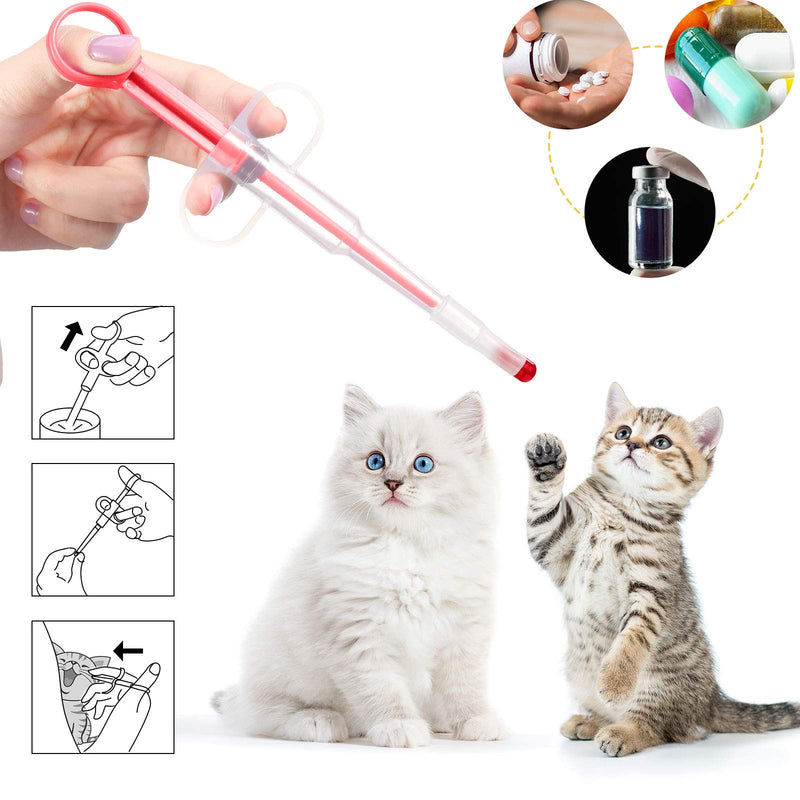 Perthlin 9 Pieces Pet Feeding Bottle Kit for Puppy and Kitten, Pet Pill Dispenser with Soft Silicone Tip, Nursing Replacement Mini Nipples with Needle, Feeding Tool for Pets - PawsPlanet Australia