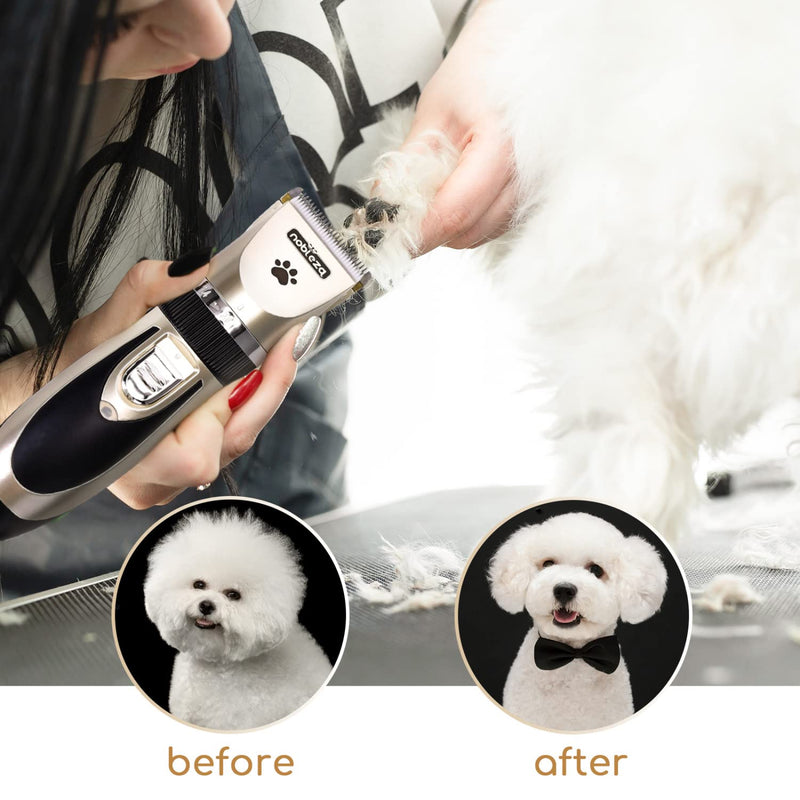 Dog Clipper Clipper for Dog Cat Quiet Professional Pet Hair Clipper Cordless Dog Trimmer Electric Rechargeable Hair Trimmer Dog Clippers Gold - PawsPlanet Australia