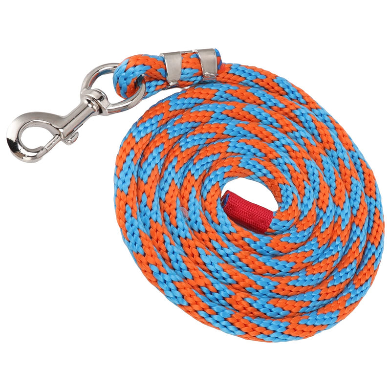 Zerodis Horse Leash, Soft Drop Resistant Rope with Large Alloy Hook for Pet Training (Blue-Orange) Blue-Orange - PawsPlanet Australia