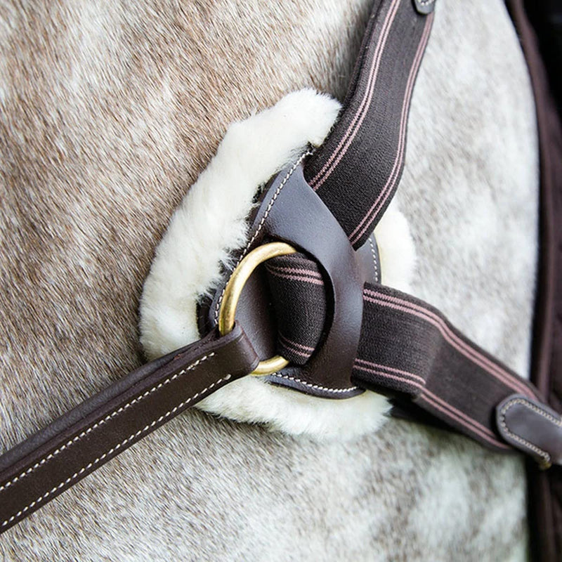 Shires Replacement Sheepskin Pads for the 5 Point Breastplate - PawsPlanet Australia