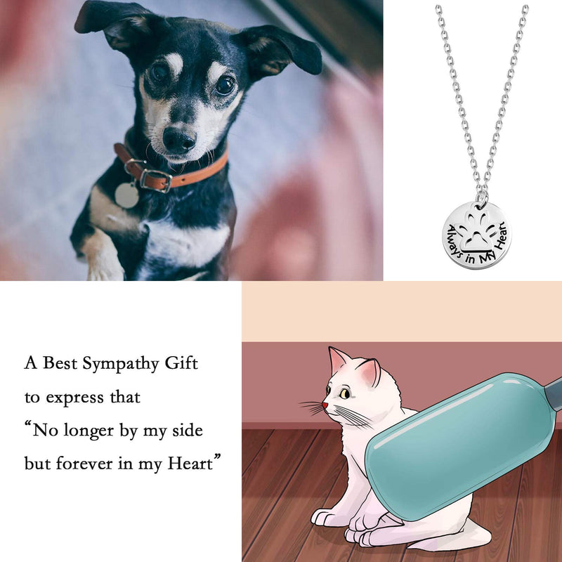 [Australia] - MAOFAED Pet Loss Gift Pet Memorial Gift Pet Sympathy Gift Pet Remembrance Gift Always in My Heart Pet Memorial NE 