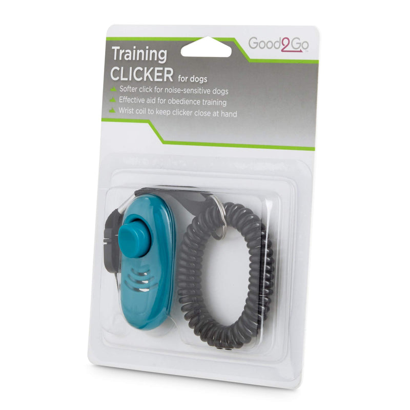 Good2Go Soft Training Clicker for Dogs, Standard, Blue - PawsPlanet Australia