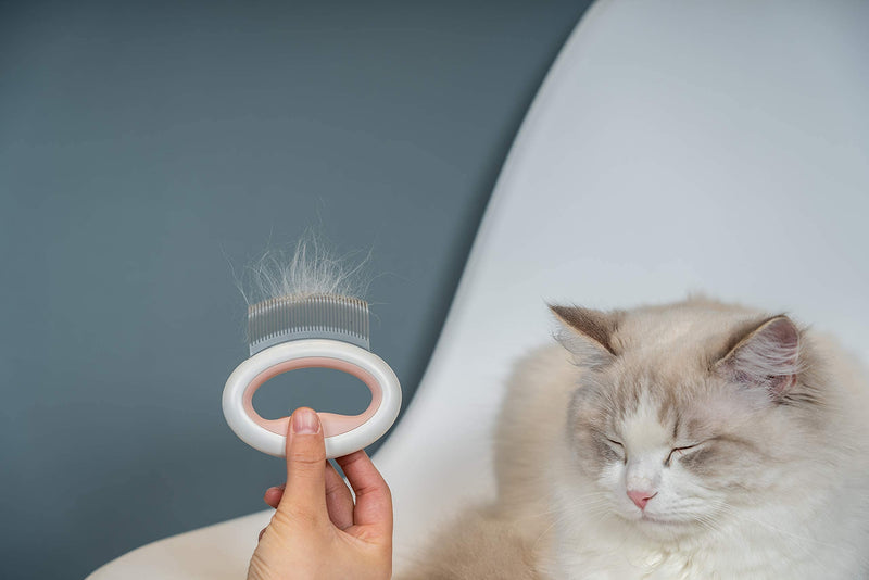 Kukerose Cat Comb, Cat Grooming Comb, Cat Massage Comb, Pet Short Hair Removal Massaging Tool, Cute Shell Comb for Dog Puppy Rabbit Bunny, Painless Cat Combs for Deshedding. - PawsPlanet Australia
