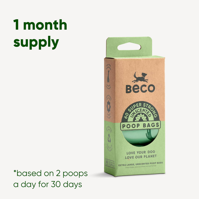 Beco - 4 x 15 bags - 1 piece 60 bags - PawsPlanet Australia