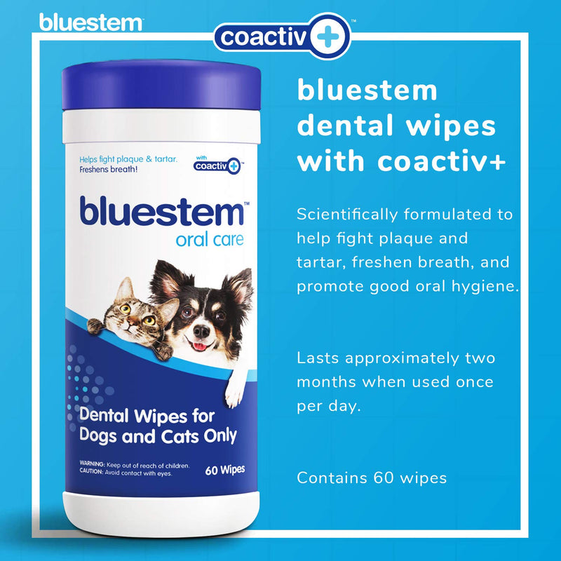 Dental Wipes For Dogs & Cats: Teeth Cleaning Finger Wipes Tooth Cleaner. Treats Mouth Gums Plaque, Tartar & Bad Breath Remover. Easy Cat & Dog Pet Oral Wipe Cleansing Without Toothpaste or Toothbrush - PawsPlanet Australia