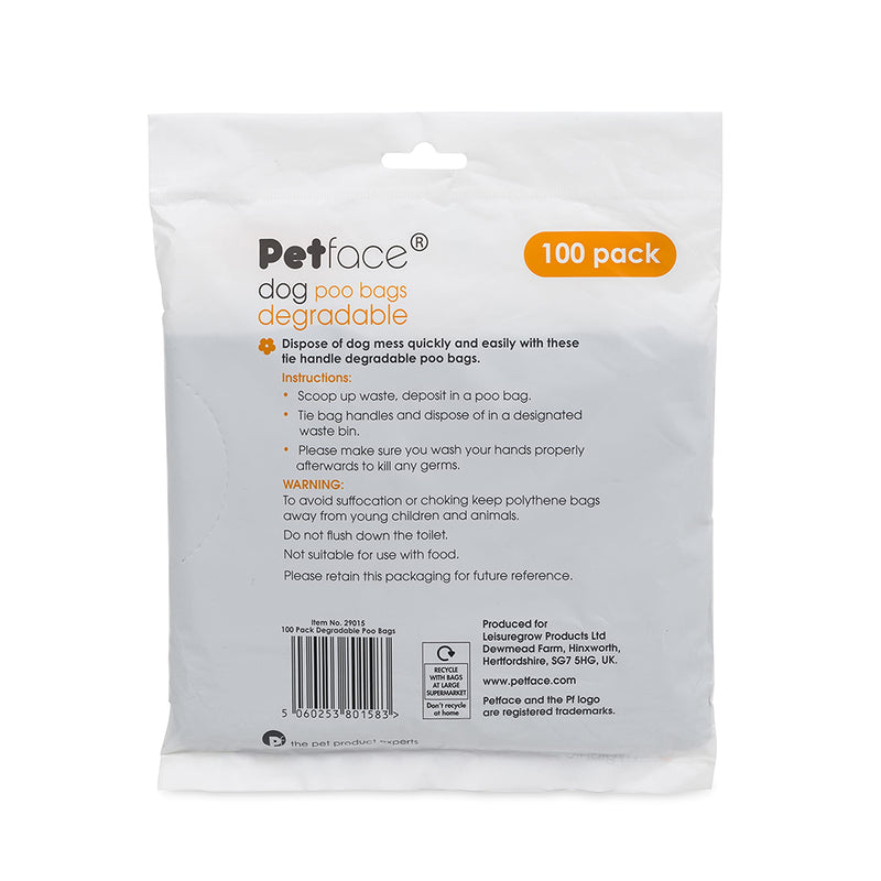 Petface No Mess Poop Bags (Pack of 100) - PawsPlanet Australia