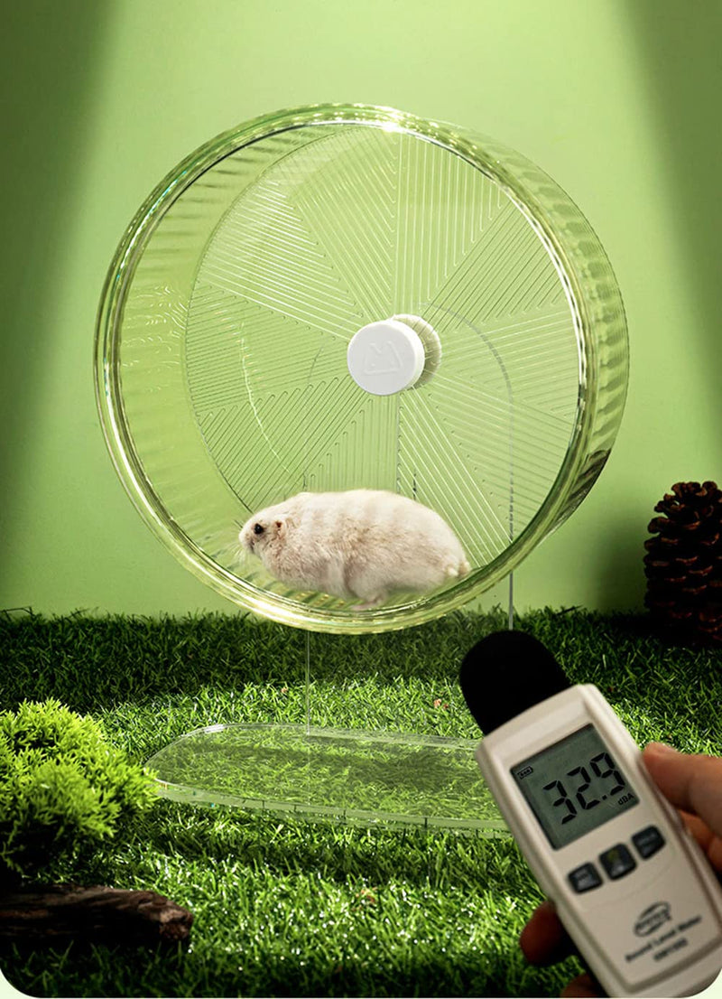 Super Silent Hamster Wheel Hamster Accessories Hamster Running Toys Small Animals Exercise Wheels (Transparent) - PawsPlanet Australia