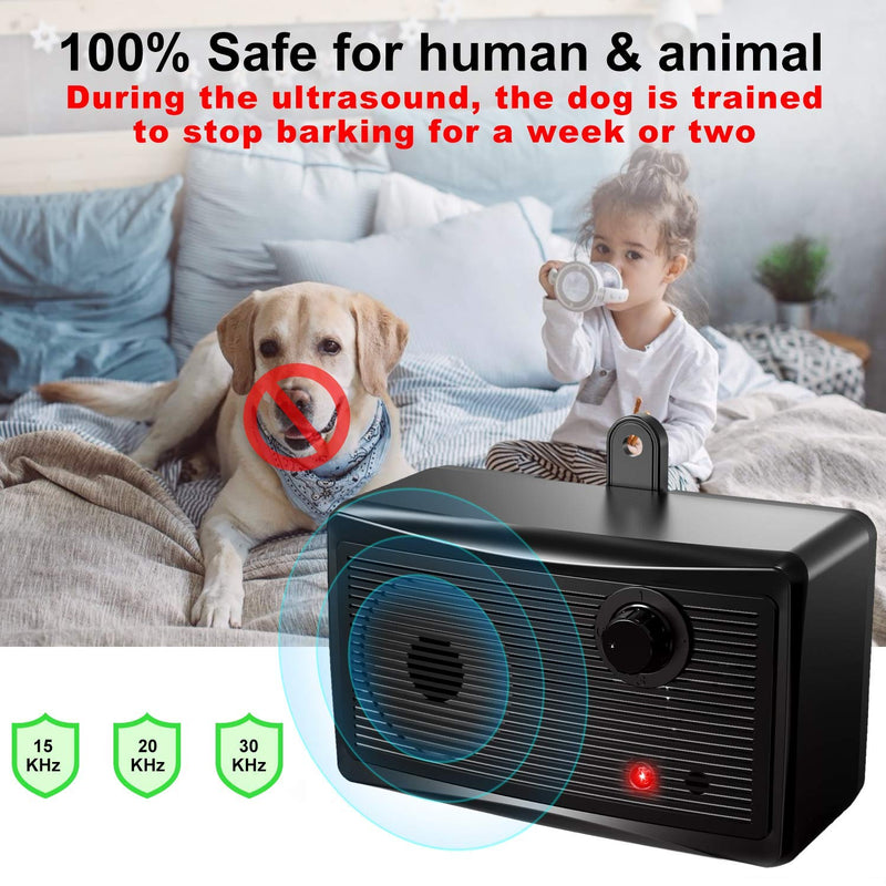 [Australia] - Zigzagmars Anti Barking Control Device, 2020 Upgraded Ultrasonic Dog Bark Deterrent, Mini Sonic Anti-bark Repellent, 50FT Ultrasound Silencer No Bark Training Control Device for Dogs Training 