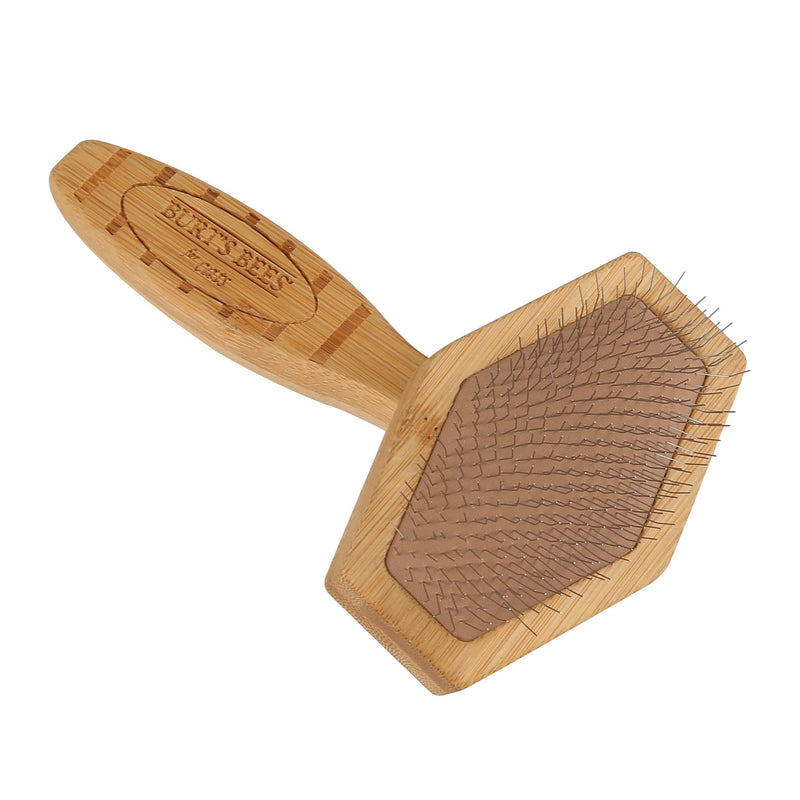 [Australia] - Burt's Bees for Cats Slicker Brush | Cat Brush Removes Loose Fur and Prevents Matting | Slicker Brush for Cats | Cat Brushes for Grooming to Keep A Smooth Coat | Ideal for Daily Grooming 