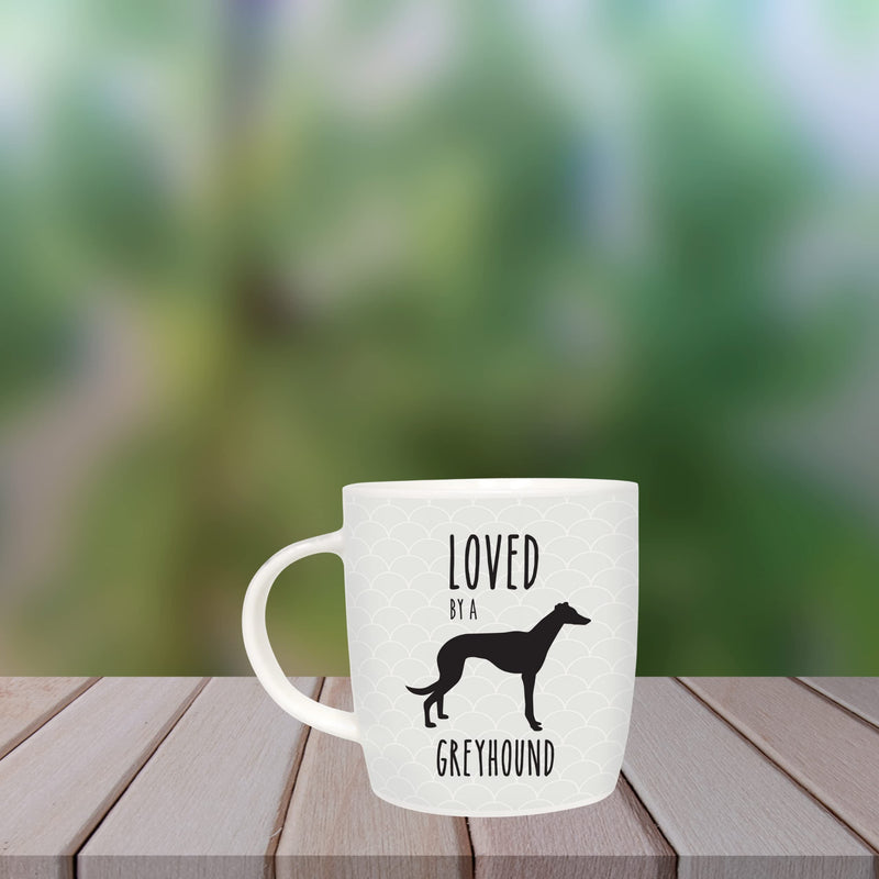 Splosh Precious Pets Mug Collection – Greyhound, Grey and Black Ceramic Mug with Pet Silhouette, Gift Boxed, Dishwasher Safe - PawsPlanet Australia