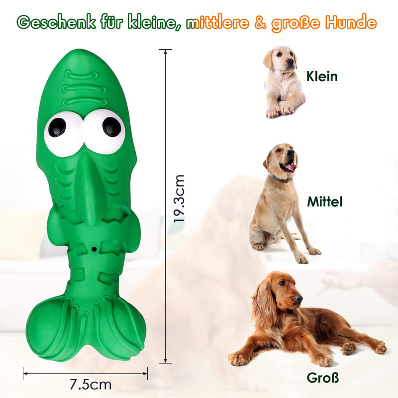 Dog toy, robust dog toy, food dispenser, interactive toy, dental care, bite-resistant, natural rubber, activity for every breed of dog, for indestructible chewing dog toy green B-green - PawsPlanet Australia