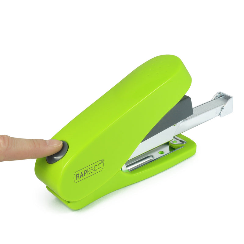 Rapesco 1470 Luna Less Effort Stapler with 2000 Staples, 50 Sheet Capacity, Green Green Luna Set - PawsPlanet Australia