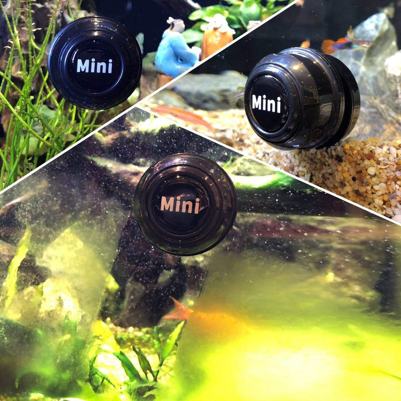 [Australia] - KASAN Algae Scrapers Aquarium Glass Cleaner Magnetic Brush Suitable for Small Fish Tank BLACK 