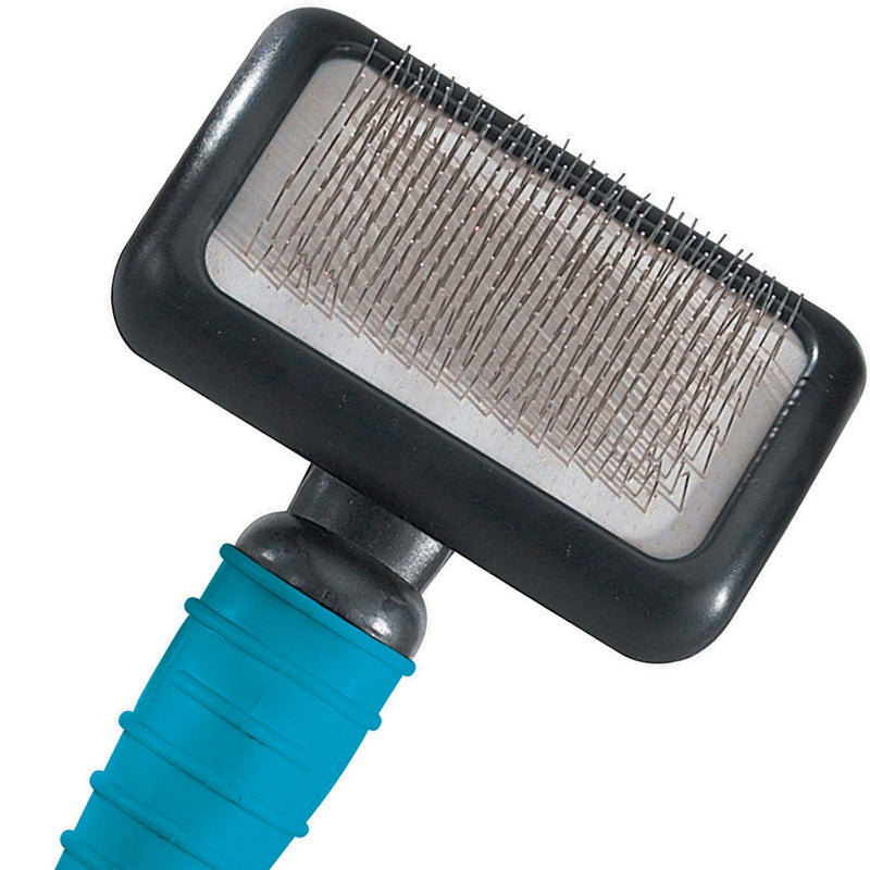 [Australia] - Master Grooming Tools Ergonomic Slicker Brushes — Molded Brushes for Grooming Dogs - Medium, 4" x 2½" 