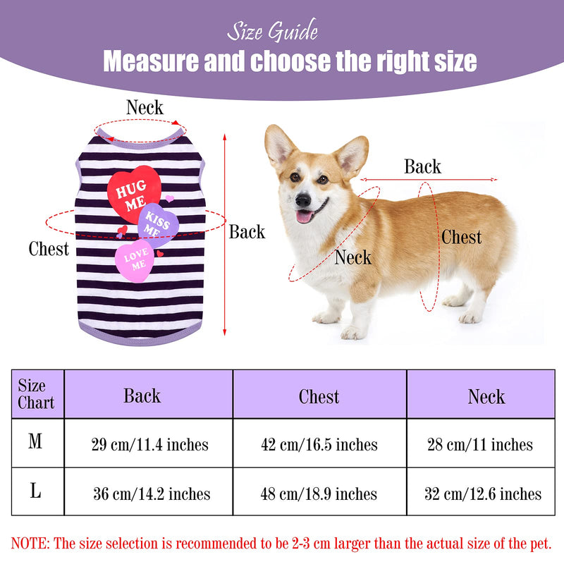 RUODON 9 Pieces Printed Puppy Dog Shirts and Dog Vest Soft Breathable Pet T-Shirt Set Daily Puppy Clothing for Small Dogs and Cats Medium - PawsPlanet Australia