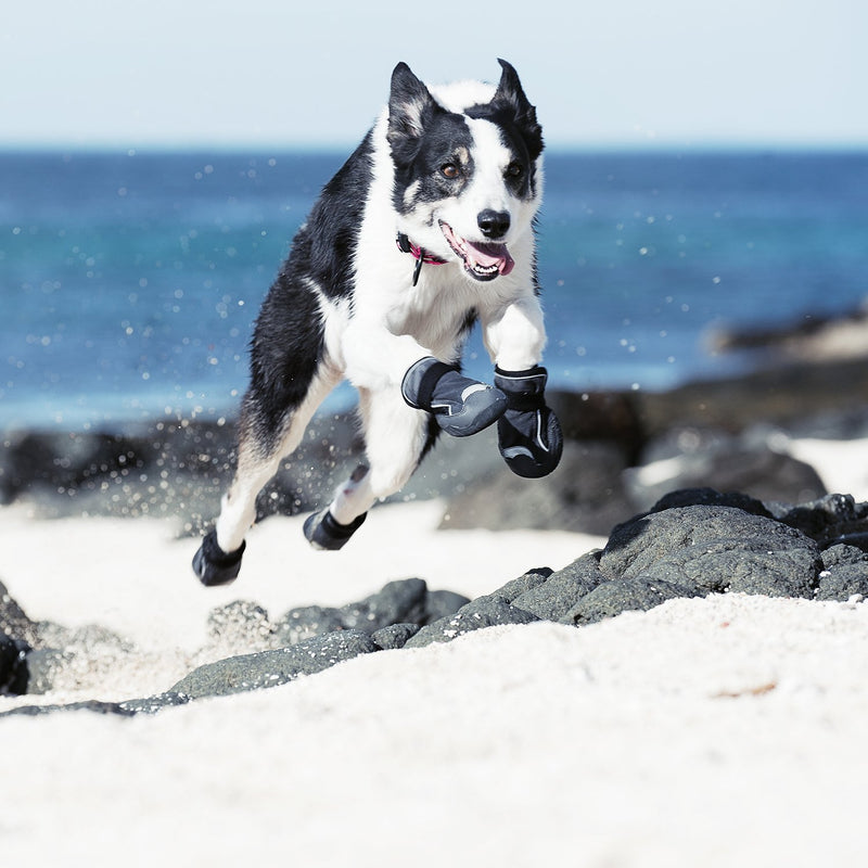 Hurtta Outback Dog Boots, Granite, 2 1/4 in, 2 Pack - PawsPlanet Australia