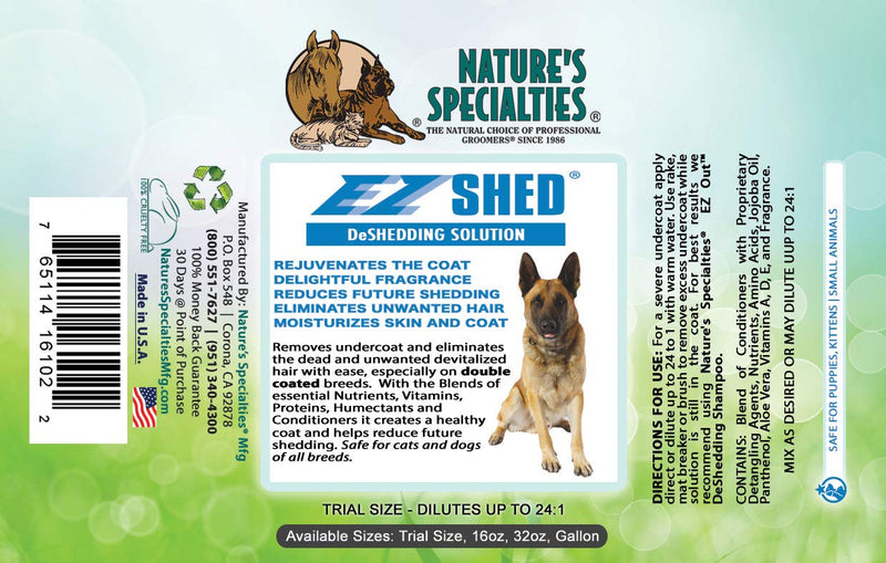 [Australia] - Nature's Specialties EZ Shed Conditioner for Pets 16 Ounce 