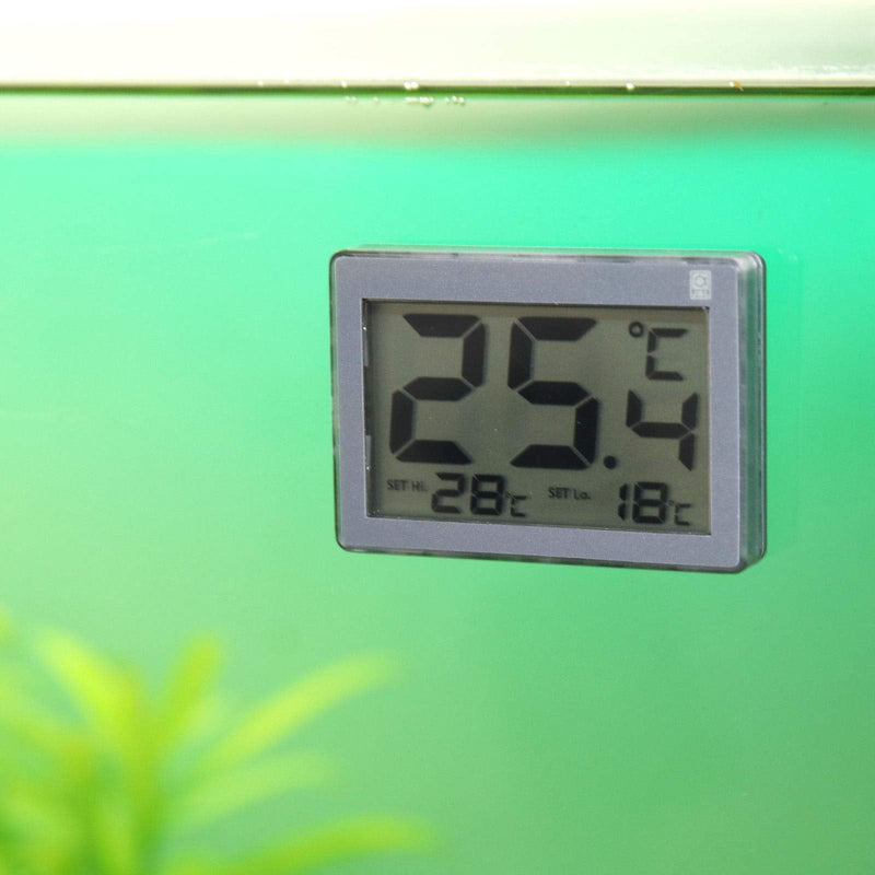 JBL Aquarium Thermometer DigiScan Alarm, 21 g,Grey - PawsPlanet Australia