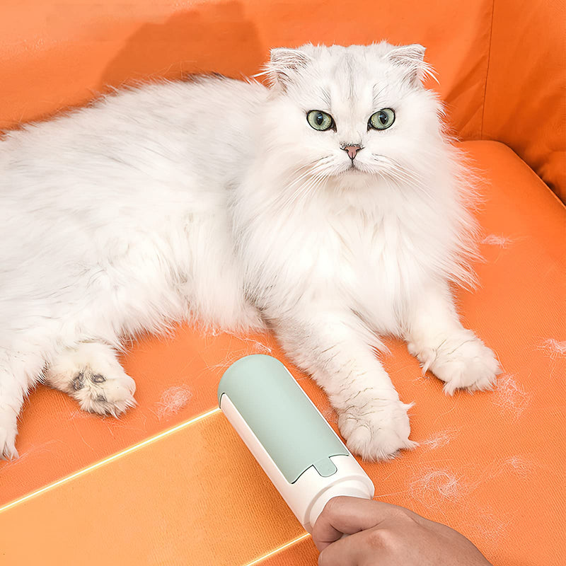 Pet Hair Remover Roll, Reusable Lint Rollers for Pet Hair, Pet Hair Remover Lint Roller, Cat Hair Remover, Remover, Lint Roller Pet Hair (Green) Green - PawsPlanet Australia