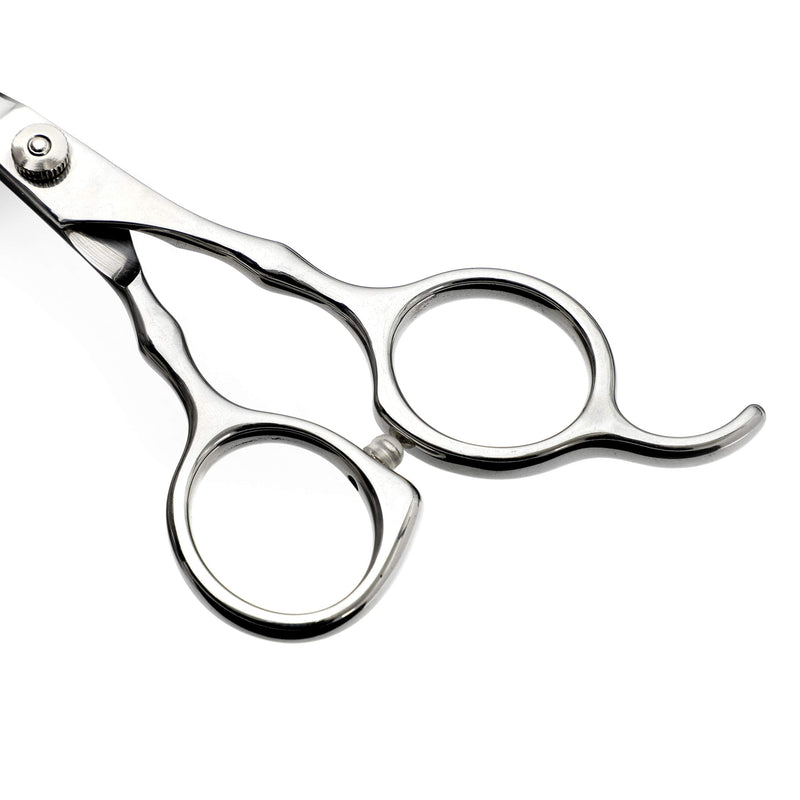 Pet Hair Scissors, Dog Straight Shears 4.5" Stainless Steel Pet Grooming Trimmer with Safety Rounded Tips Animal Hairdressing Cutting Tools Designed for Right and Left handers. - PawsPlanet Australia