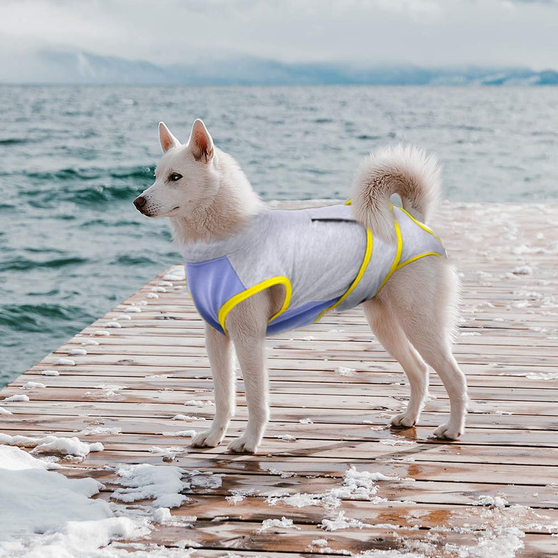 MAZORT Pet Surgery Recovery Suit, E-Collar Alternative, Protective, Post-Surgical, Anti-Licking, Anti-Anxiety Onesie Suit for Spayed Recovery and Wound Protection, for Male Female Dog(XS) XS (Back Length: 8.2’’-9.8’’) - PawsPlanet Australia