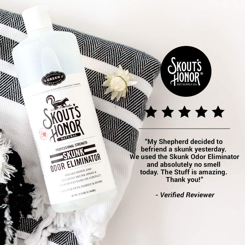 [Australia] - SKOUT'S HONOR: Skunk Odor Eliminator - Odor Eliminating Technology Destroys Odor Molecules On Contact 