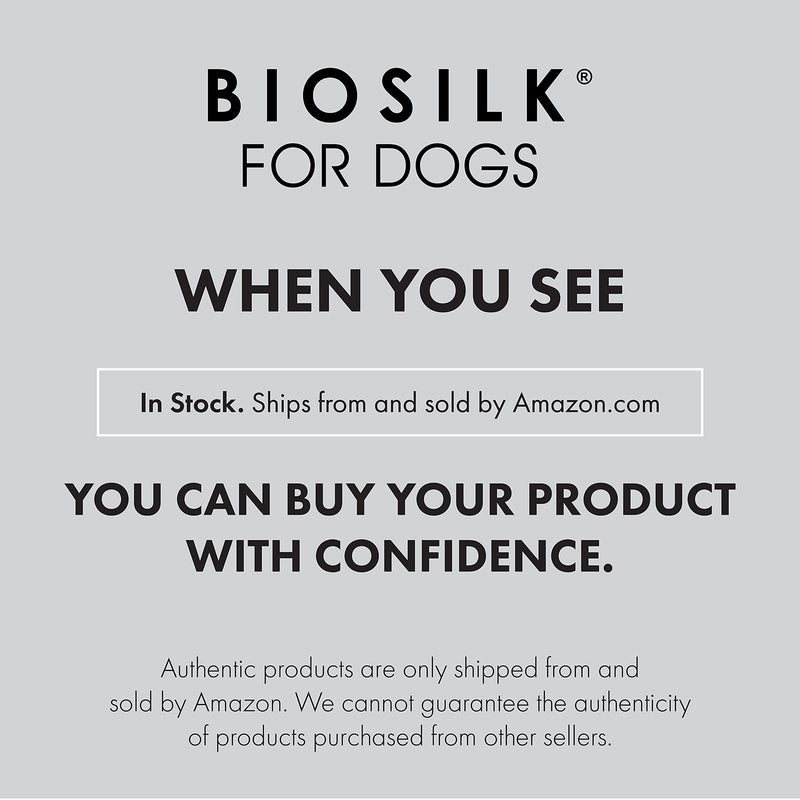 BioSilk for Dogs Silk Therapy Detangling Shampoo and Conditioner Dog Detangler, Dog Shampoo, Dog Grooming Supplies, Dog Conditioner, Dog Bathing Supplies, Dog Wash, Pet Shampoo for Dogs 12 fl oz - 1 Pack - PawsPlanet Australia