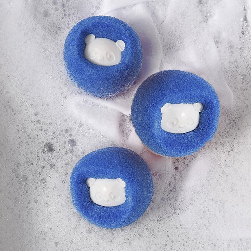 Gfamous Lint Balls for Washing Machine Pack of 6 Pet Hair Remover Washing Machine Hair Catcher for Washing Machine Hair Catcher Washing Machine Ball Reusable Pet Hair Remover - PawsPlanet Australia