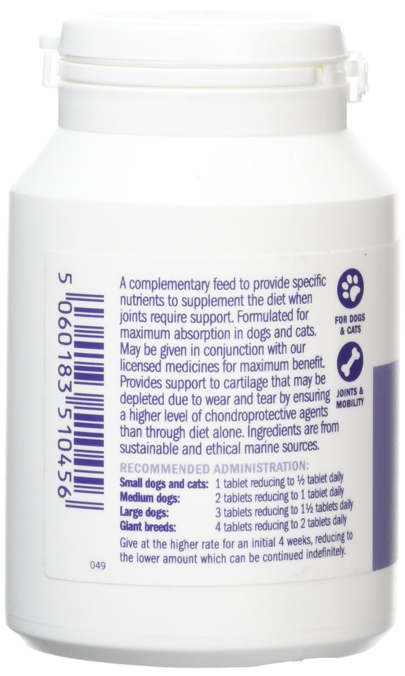 Dorwest Herbs Glucosamine and Chondroitin Tablets for Dogs 100 Tablets 100 Count (Pack of 1) - PawsPlanet Australia