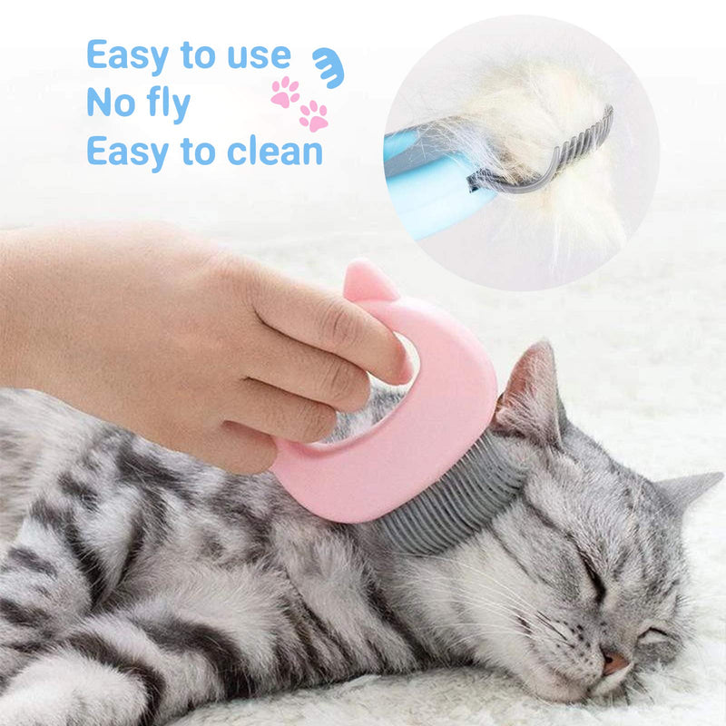 3 PCS Cat Hair Massage Shedding Brush Pet Grooming Dematting Comb Hair Remover Pet Shell Comb Cat Brush for Shedding and Grooming for Short Long Haired Puppy Kitten Rabbit and Little Pets - PawsPlanet Australia