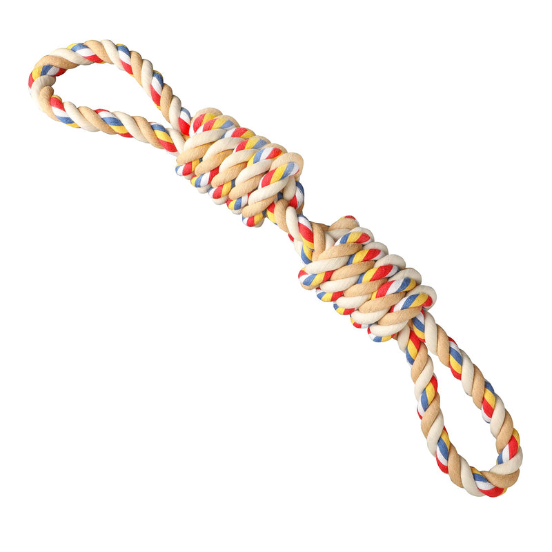 YARCHONN Rope Toys for Large Strong Dogs, Durable Sturdy 2-Knots Rope, Tough Dog Chew Toy Interactive Rope Toy for Large Medium Breeds Aggressive Chewers - PawsPlanet Australia