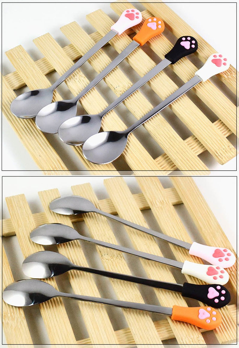 Coolrunner 4 Pack Can Food Spoon, Dog Cat Stainless Steel Food Spoon - PawsPlanet Australia