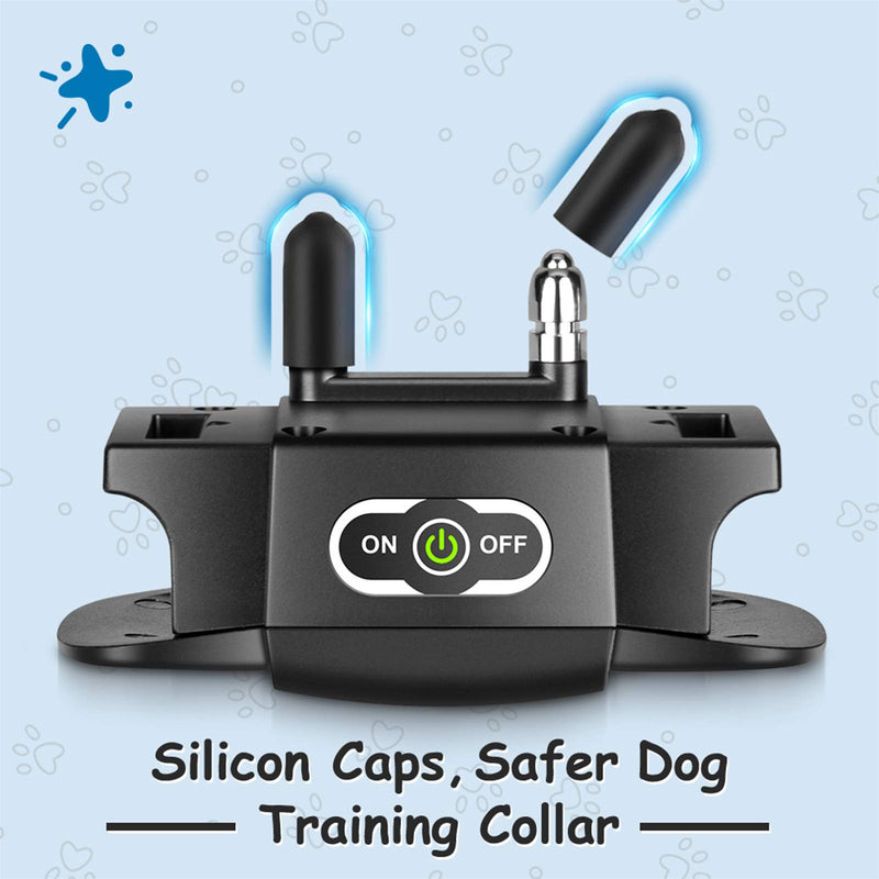 [Australia] - DOG CARE Dog Training Collar with Remote - Rechargeable Dog Shock Collar w/3 Training Modes, Beep, Vibration, Shock, 1000Ft Range, 2 Receivers Dog Collar for Large Medium Small Dogs, Safe & Humane 