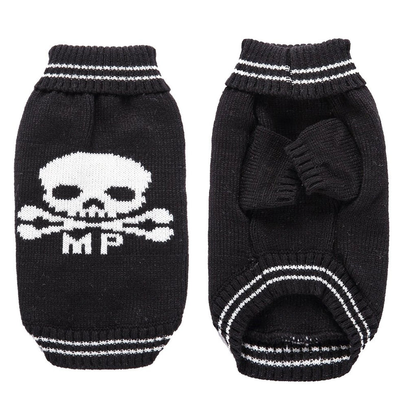 [Australia] - HAPEE Dog Sweaters, Halloween pet Clothes for Dog cat Skull-1 Medium 