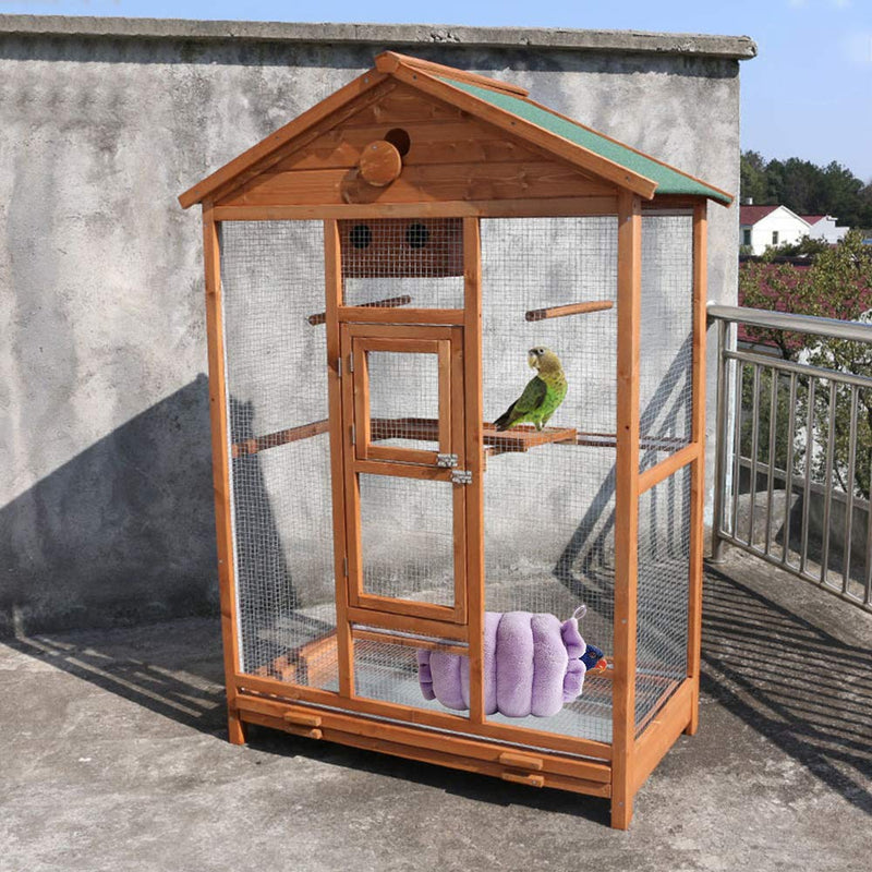 YANGWX Parrot Nest Pet Bird Nest, Bird Nest Sleeping Bed for Parrots Budgies Parakeet Cockatiel Cockatoo Lovebird Finch-18x10CM - PawsPlanet Australia