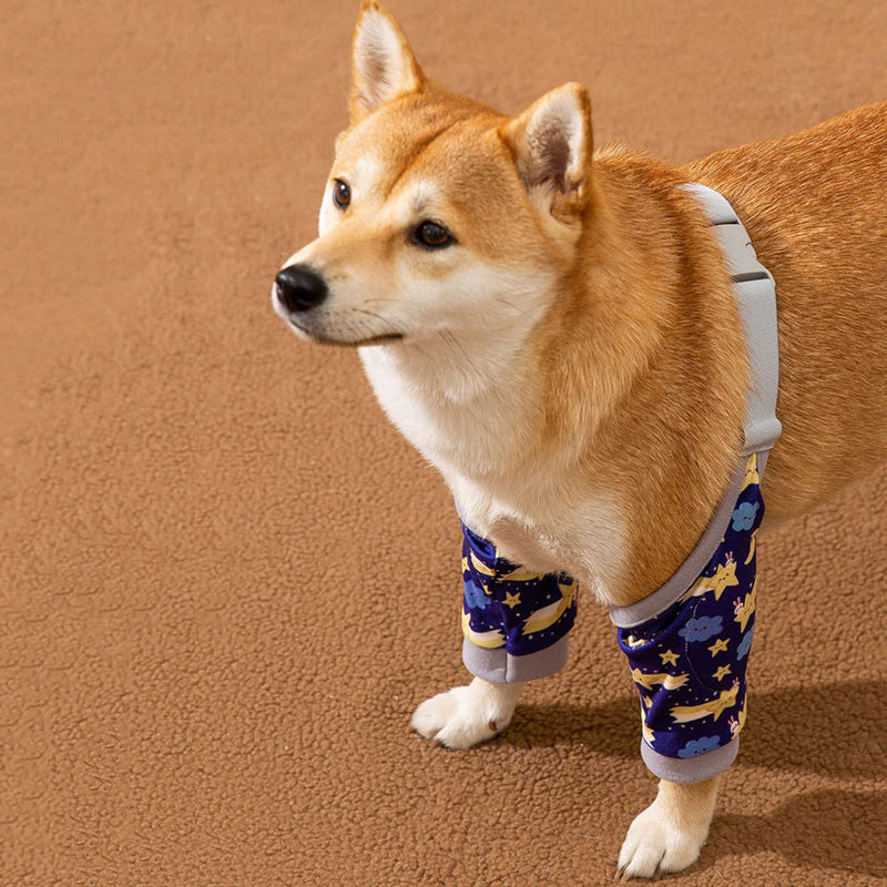 BT Bear Surgical Front Leg Recovery Sleeve Prevent Wound Licking Elbow Bandages Dog Protection Hip Joint Protector Recovery Sleeves (Blue, XXXL) XXXL: recommended for 93-110lb blue - PawsPlanet Australia