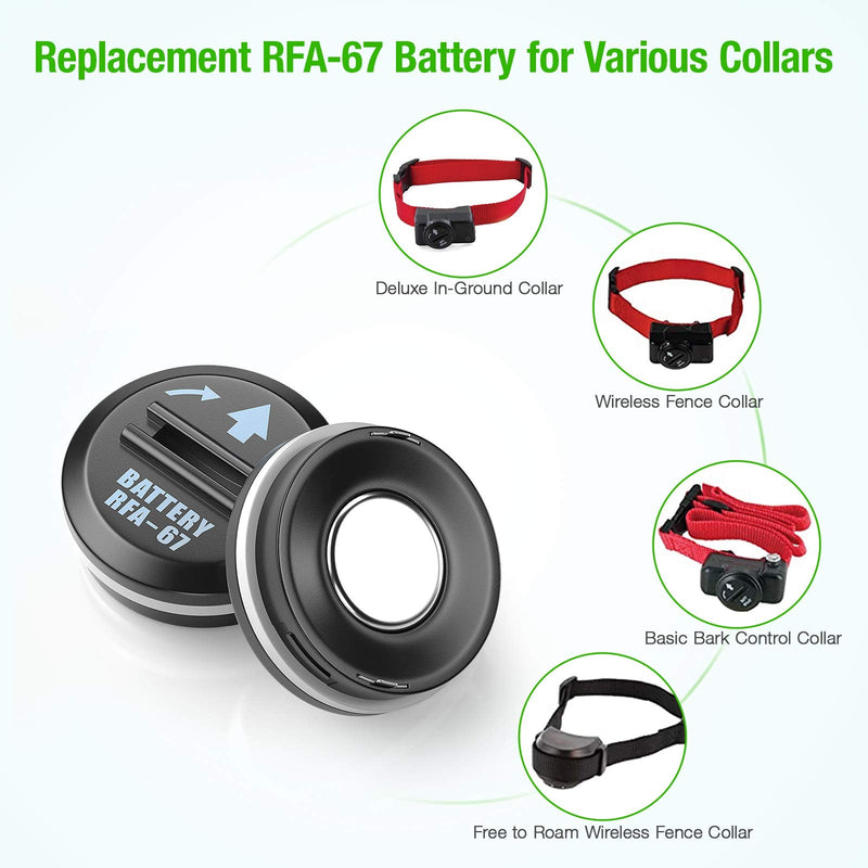 EBL 10 Pack RFA-67 6 Volt Pet Collar Replacement Batteries, Ultra Fit PIF-300 RF300 PIF-275-19 PRF-3004W PUL-250 - PawsPlanet Australia