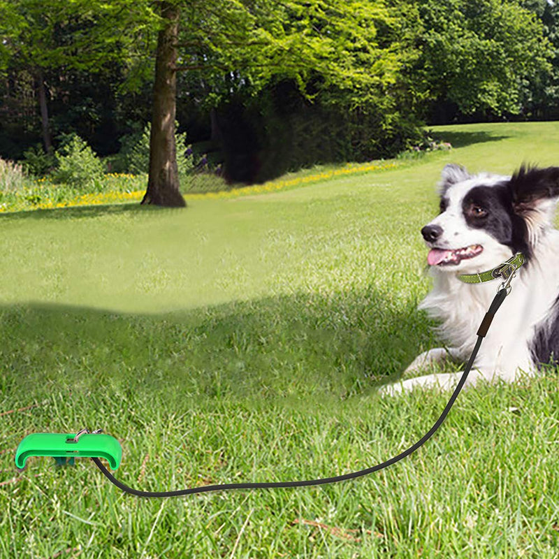 [Australia] - BFACCIA Dog Tie Out Cable and Stake, Interactive Dog Toys Dog Runner/Dog Chains for Yard/Camping/Outdoors for Aggressive Chewers Large Small Medium Dogs Sets Green 