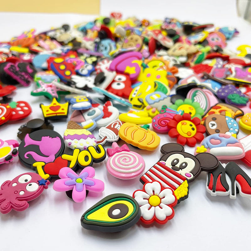 150 pcs Cute Different Shoe Charms for Kids Shoe Decoration Party Gifts for Boy and Girl - PawsPlanet Australia