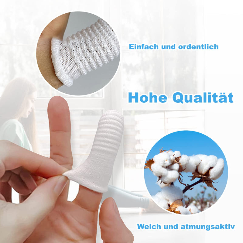 Pack of 20 Toothbrush Dog Finger Cots, Reusable Pet Finger Toothbrush Anti-Plaque Finger Dog Finger Cots Dogs Dental Care Dogs Dental Care Toothbrushes Efficient and Clean Pet Toothbrush - PawsPlanet Australia