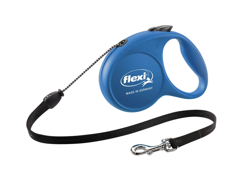 FLEXI / JK dog leash Classic Basic rope leash dogs automatic leash retractable leash (size M, blue) size. M - PawsPlanet Australia