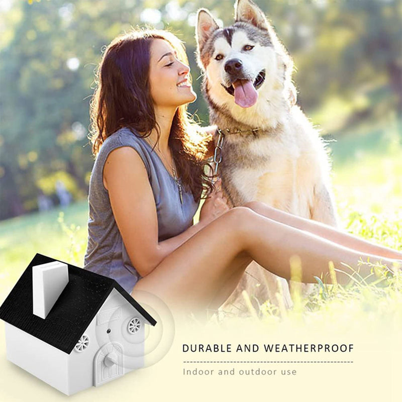 SESLEBE Ultrasonic Anti Barking Device for Dogs Sonic Bark Deterrents,Dog Barking Control Devices with 3 Levels and 50 Ft Range,Outdoor Waterproof Bark Box Safe for Pets Indoors and Outdoors - PawsPlanet Australia